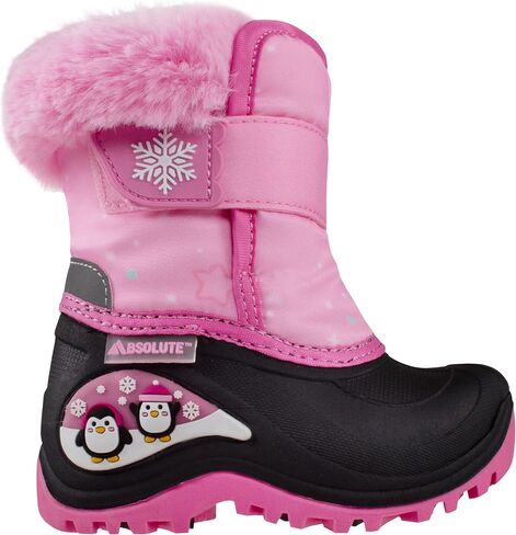 Absolute Toddler Little Kids High Snow Winter Boots, Warm, Insulated, Waterproof Shell in Saudi Arabia