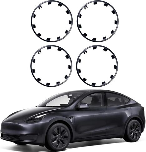 Rim Protector 21 Inches Compatible with Tesla Model Y Guard Rim Hubcap Cover Trim Rings Exterior Accessories,4Pcs in Saudi Arabia