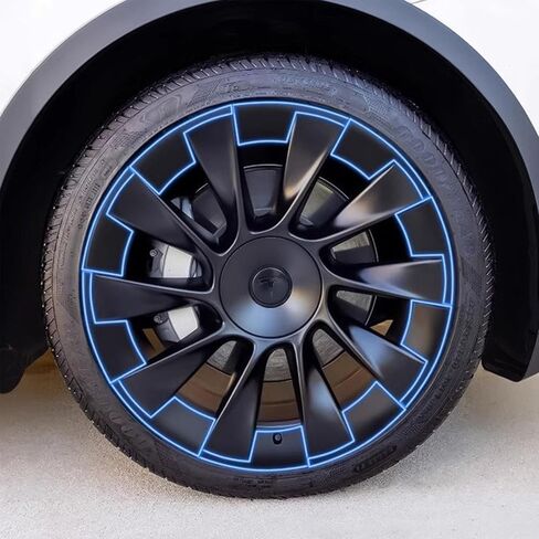 Rim Protector 21 Inches Compatible with Tesla Model Y Guard Rim Hubcap Cover Trim Rings Exterior Accessories,4Pcs in Saudi Arabia