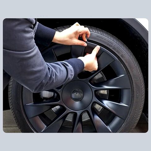 Rim Protector 21 Inches Compatible with Tesla Model Y Guard Rim Hubcap Cover Trim Rings Exterior Accessories,4Pcs in Saudi Arabia