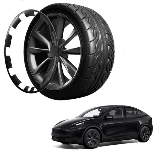 Rim Protector 21 Inches Compatible with Tesla Model Y Guard Rim Hubcap Cover Trim Rings Exterior Accessories,4Pcs in Saudi Arabia