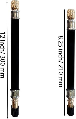 4Pcs 8.25 Inch Flexible Valve Stem Extenders, Tire Valve Extension for Universal Cars Truck Motorcycle Bike Scooter in Saudi Arabia