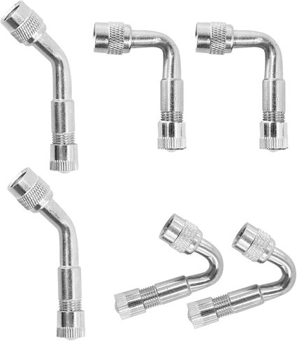 4Pcs 8.25 Inch Flexible Valve Stem Extenders, Tire Valve Extension for Universal Cars Truck Motorcycle Bike Scooter in Kuwait