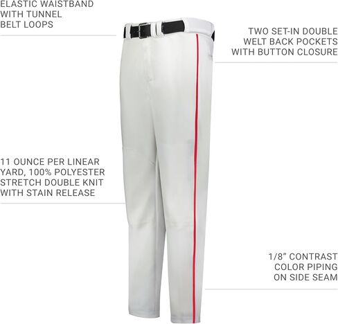 Russell Athletic Men's Piped Change Up Baseball Pant in Saudi Arabia
