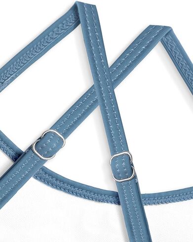 Girls Swimsuit Little Girls Tankini Swimsuit Cross Back Girls Bathing Suit with Boyshort Two Piece Kids Swimsuits in Kuwait