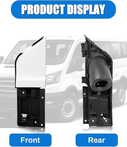 Transit Fuel Door, Transit Gas Door Assembly + White Cover, Compatible with Ford Transit Vans 150 250 350(HD) 2015-2023, Van Fuel Tank Filler Door Pipe for CK4Z-5427936-A CK4Z-5427936-F in Saudi Arabia