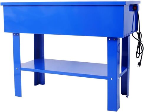 40 Gallon Parts Washer, Large Capacity Parts Cleaner for Wheel Bearings, Gears, Carburetors, Electric Solvent Pump Portable Automotive Parts Cleaner with Shelf Tank for Repair Shop, Workshop, Garage in Saudi Arabia