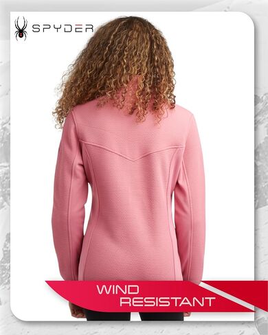 Spyder Women's Jacket - Cozy Soft Encore Fleece Jackets for Women - Full Zip Up Women's Lightweight Sweater Jackets (S-XL) in Saudi Arabia