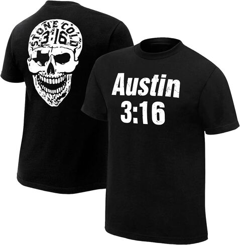 JFtees Austin 3:16 Front Smoking Skull Back T-Shirt in Saudi Arabia