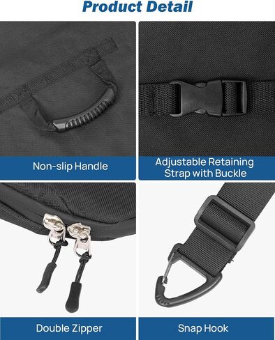 حقيبة تخزين صلبة علوية من JOYTUTUS Freedom متوافقة مع 2007-2024 Wrangler JK JL & Gladiator JT 2/4 باب، حقيبة تخزين صلبة مقاومة للماء ومقاومة للاهتراء in Saudi Arabia