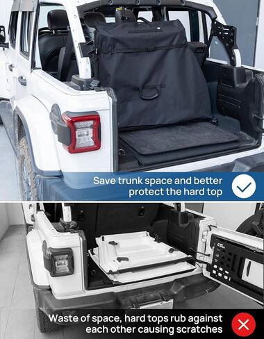 حقيبة تخزين صلبة علوية من JOYTUTUS Freedom متوافقة مع 2007-2024 Wrangler JK JL & Gladiator JT 2/4 باب، حقيبة تخزين صلبة مقاومة للماء ومقاومة للاهتراء in Saudi Arabia