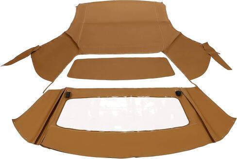 Kojem Convertible Soft Top Compatible with 1994-2004 Ford Mustang Sailcloth Vinyl Roof with Plastic Window Black Foldable in Saudi Arabia