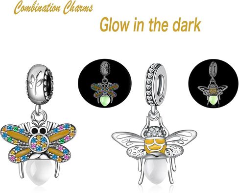 MICOO 925 Sterling Silver Clip Cubic Zirconias Beads Charms for Bracelets and Necklace,2pc Double Gifts for Mums, Couples and Sisters in Saudi Arabia