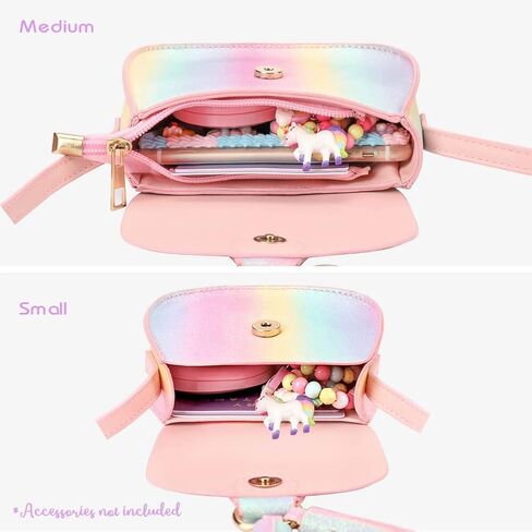 mibasies Kids Purse for Little Girls Toddler Crossbody Bag with Tassel, 2 Year Old Girl Gifts in Saudi Arabia