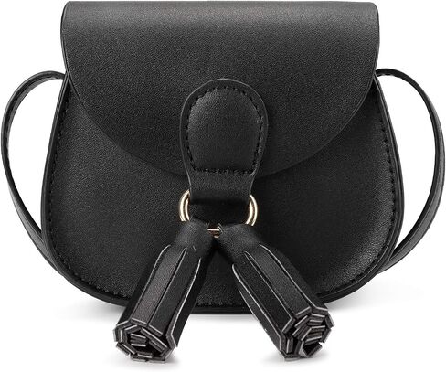 mibasies Kids Purse for Little Girls Toddler Crossbody Bag with Tassel, 2 Year Old Girl Gifts in Saudi Arabia