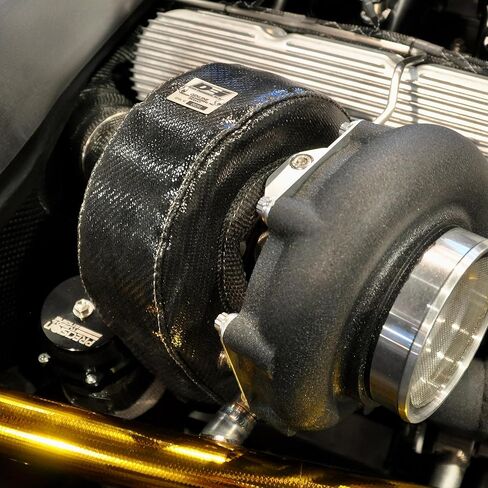 Design Engineering 10261 GEN-3 Onyx Series T3 Turbo Shield/Blanket Kit with Exhaust Wrap, Stainless Steel Zip Ties, and Fastening Wire in Kuwait