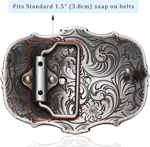 Antique Golden Horse Belt Buckles for Mens Women│Western Texas Cowboy Cowgirls Christmas Halloween Belt Buckle Gifts in Kuwait