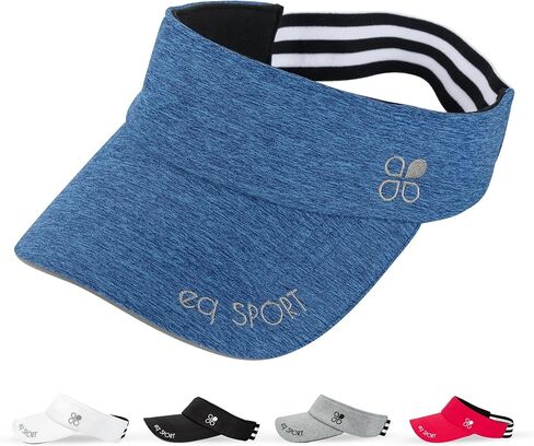 EQ SPORT Sun Visors for Women and Men - Stretchy Elastic Band Golf and Tennis Visors for Women - Sport Visor Hats in Saudi Arabia