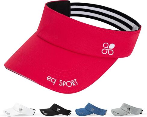 EQ SPORT Sun Visors for Women and Men - Stretchy Elastic Band Golf and Tennis Visors for Women - Sport Visor Hats in Saudi Arabia