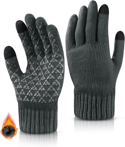 Winter Gloves for Women Warm Cozy Gloves for Cold Weather Thick Alpaca Fleece Winter Touchscreen Fingers Gloves in Saudi Arabia