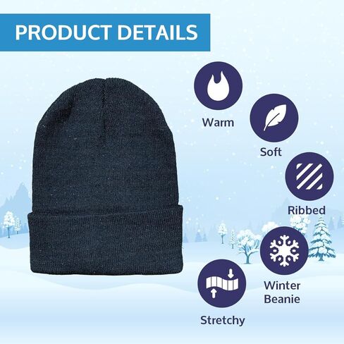 Yacht & Smith Wholesale Beanie and Glove Winter Bulk Kit, Kids Adults Bulk Sets, Homeless Donation Shelters in Saudi Arabia