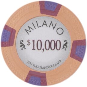 Milano Casino Grade Clay Poker Chip 10-gram – Pack of 50