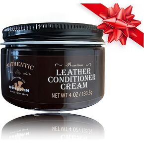 GRIFFIN Western Exotic Leather Conditioner (8 oz.) - Non-Toxic Formula for Cowboy Boots, Snakeskin, Alligator, Crocodile, Leather Apparel and More! - Made in The USA Brown