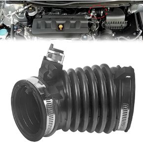 Engine Air Intake Hose Tube with Clamps, Flow Tube Duct Compatible With Honda Acura Vehicles Civic 1.8 Liter 2012-2015, ILX 2.0L 2013 2014 2015 Replace# 17225-R1A-A01, 17225R1AA01, 696-105