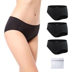 CARER Healthcare Incontinence Pregnancy Period Underwear for Women Seamless Absorbency Leakproof Underwear Menstrual Panties