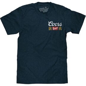 Tee Luv Men's Coors Banquet Shirt - Golden Colorado Front and Back Beer Shirt