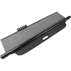 Retractable Black Cargo Cover Rear Trunk Cover Replacement for 2019-2023 Jeep Cherokee 2.0L 2.4L 3.2L