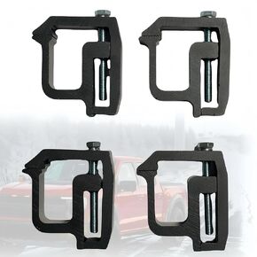 4PCS truck topper clamps camper shell clamps camper shell for truck bed clamps for Chevy Silverado Sierra 1500 2500 3500 DODGE Dakota Ram 1500 2500 3500 F150 F250 Tundra Titan Raider