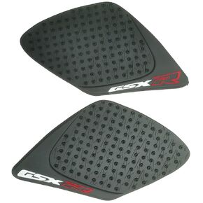 Black Gas Fuel Tank Pad Traction Side Fuel Knee Grip Decal Compatible with Suzuki GSXR 1000 2007 2008 Gixxer