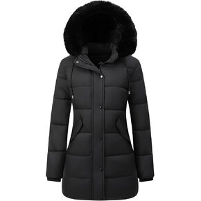 Women's Warm Winter Coat Waterproof Long Puffer Jacket Thickened Down Jacket