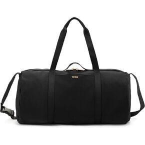 TUMI - Just In Case Duffel Bag - Packable Travel Bag - Carry On Duffel Bag - Water-Resistant - 10.3" X 18.9" X 10.3" - Black with Gunmetal Hardware