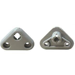 2 PCS Gray Visor Mount, Accessories Compatible with Subaru Forester 2008-2018, Replacement Compatible with Crosstrek 2013-2019, Impreza 2010