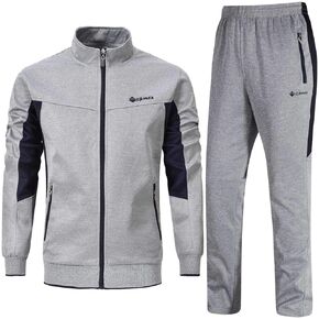Rdruko Men's Tracksuit Sweatsuits 2 Piece Set Athletic Jogging Gym Activewear Sweat Track Suits Sets