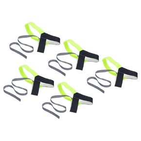 MECCANIXITY 10pcs ESD Anti Static Foot Heel Straps Anti Static Wrist Strap Band Adjustable for Grounding Protecting Electronics Against Electric Shock,Fluorescent Yellow