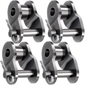 5 PCS #420 Roller Chain Offset Half Link, Carbon Steel Half Roll Chains Connecting Link, Crank Link