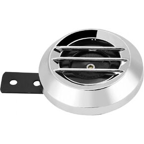 Waterproof Siren Electric Horn, Universal Motorcycle Electric Horn Siren 12V 110DB Round Horn Speaker for Car Motorcycle Truck Boat Siren