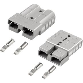 XRDS -RF 50A Battery Quick Connect/Disconnect Set – 600V DC Electrical Connector Kit, Supports 10-12AWG Wires, Ideal for Power Equipment, Winches, and Solar Applications 4 PCS