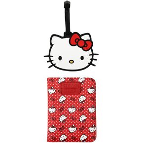 Hello Kitty Passport Cover & Luggage Tag Combo Set