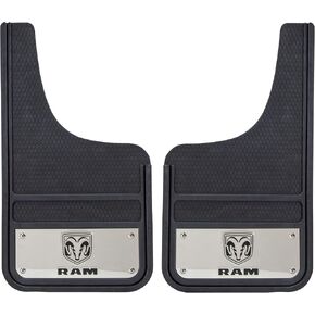 PLASTICOLOR Ram Heavy Duty Front 12 X 23 Mud Guards, 12" x 23" Front Mud Guards (001835R01)