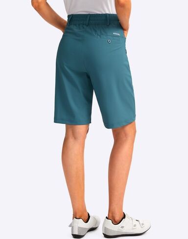 Women's Golf Hiking Shorts 9" Stretch Quick Dry Cargo Bermuda Long Shorts Knee Length with Pockets for Women in Saudi Arabia