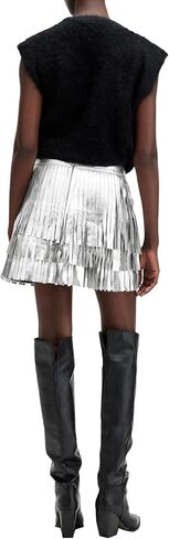 AllSaints Women's Aisha Foil Skirt in Saudi Arabia