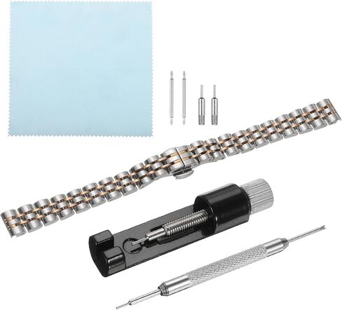 HARFINGTON Stainless Steel Mesh Watch Band Quick Release Metal Watch Strap Adjustable Butterfly Clasp Replacement Bands for Men and Women in Saudi Arabia