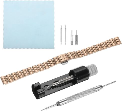 HARFINGTON Stainless Steel Mesh Watch Band Quick Release Metal Watch Strap Adjustable Butterfly Clasp Replacement Bands for Men and Women in Saudi Arabia