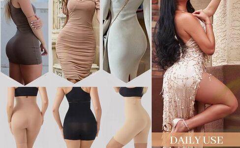 Seamless shapewear shorts tummy control for women High Waist Body Shaper Shorts Thigh Slim Shorts in Saudi Arabia