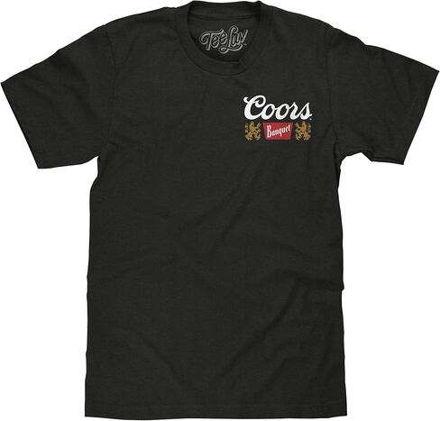 Tee Luv Men's Coors Banquet Shirt - Golden Colorado Front and Back Beer Shirt in Saudi Arabia
