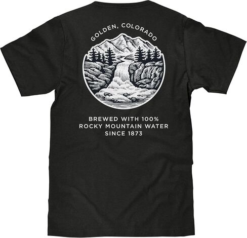 Tee Luv Men's Coors Banquet Shirt - Golden Colorado Front and Back Beer Shirt in Saudi Arabia